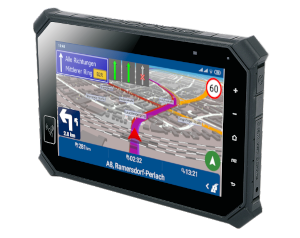 Actis 8 Rugged odolný Android tablet s předinstalovaným MapFactor Navigatorem