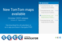 Nuevos mapas de TomTom disponibles (versión 81)