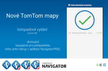 Vydány nové TomTom mapy (verze 86)