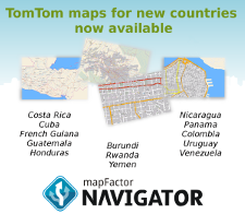 New TomTom maps w225 EN