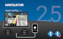 MapFactor Navigator 2.5 para iOS con CarPlay Beta