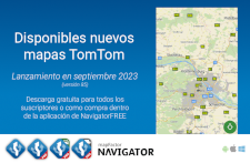 Ahora disponibles nuevos mapas TomTom (versión 85)