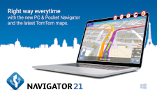 PC y Pocket Navigator 21 con los nuevos mapas de TomTom
