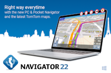 PC y Pocket Navigator 22 con los nuevos mapas de TomTom