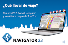 PC y Pocket Navigator 23 y los nuevos mapas de TomTom