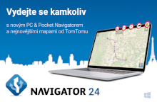 PC & Pocket Navigator 24 a nejnovější TomTom mapy