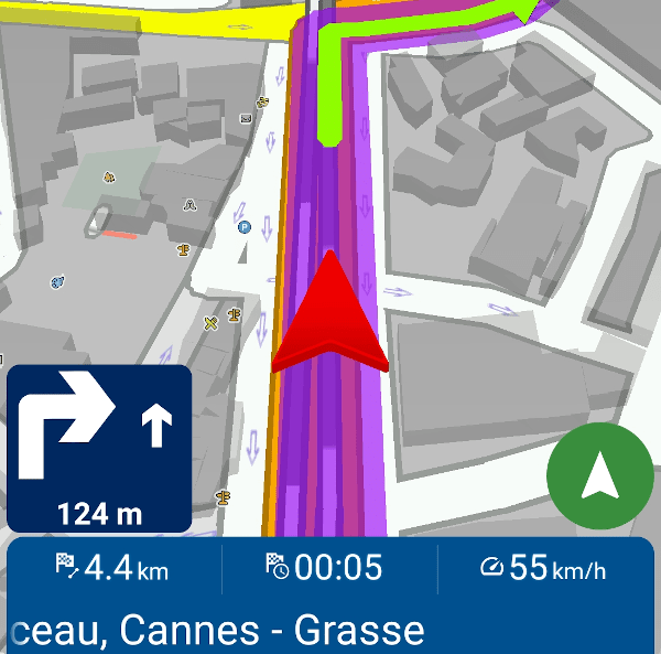 New infopanels in Navigator 6 for Android