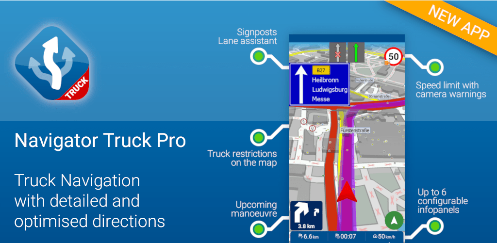 Navigator Truck Pro - new app launch - truck navigation app