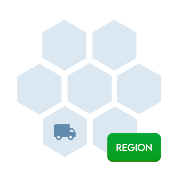 OCX map module Truck region for large vehicles - pro Windows apps developers