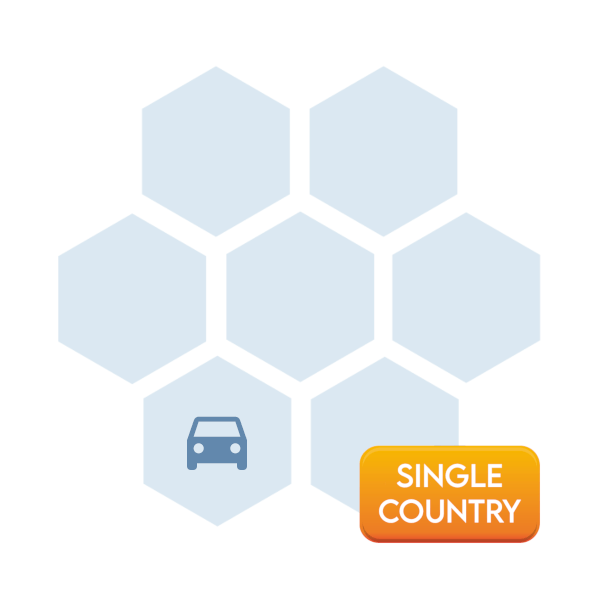 OCX map module for standard vehicles - Single country