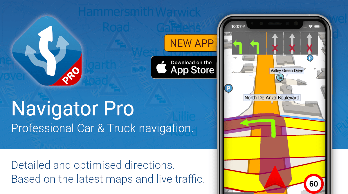 New GPS Navigation App Launch: Navigator PRO for iOS