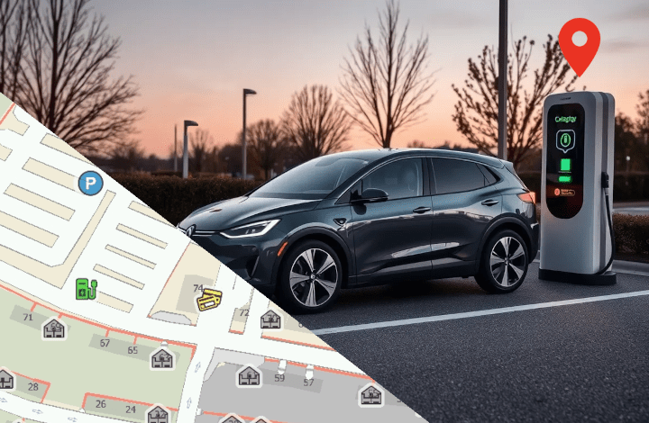 Find electric charging station easily with mapFactor Navigator